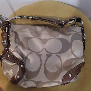 Coach Shoulder Monogram Bag